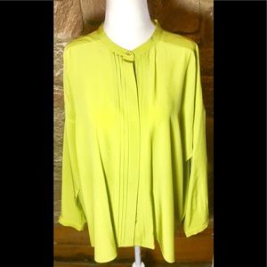 Etro 100% Silk Pleated Blouse